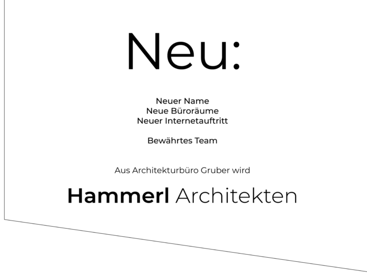 Neu: Hammerl Architekten